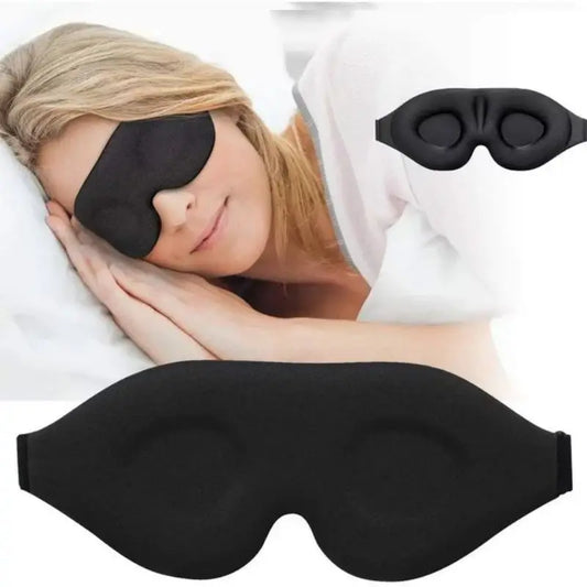 3D Eye Mask Adjustable Suitable Black